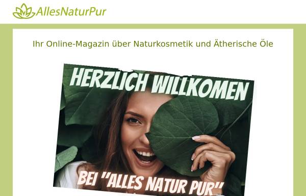 Vorschau von www.allesnaturpur.de, Alles Natur Pur, Susann Maaß