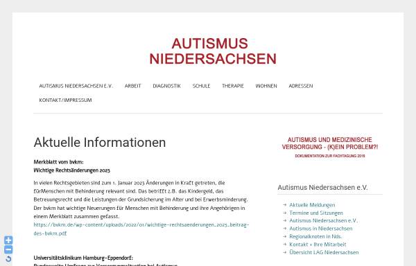 Vorschau von www.netzwerk-autismus-niedersachsen.de, Netzwerk AUTISMUS Niedersachsen
