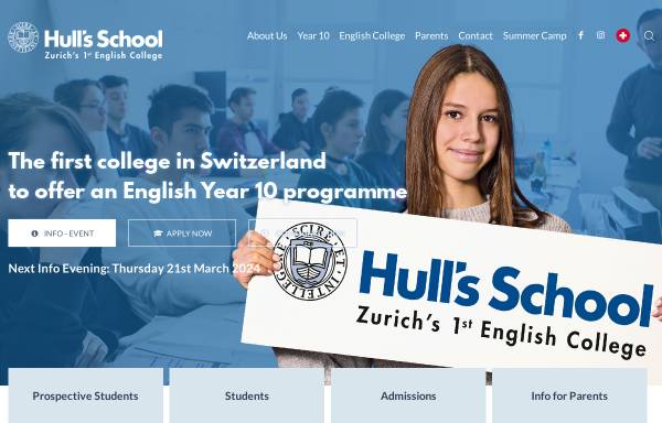 Vorschau von www.hullschool.ch, Hull's School