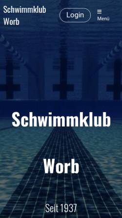Vorschau der mobilen Webseite www.skworb.ch, Schwimmklub Worb
