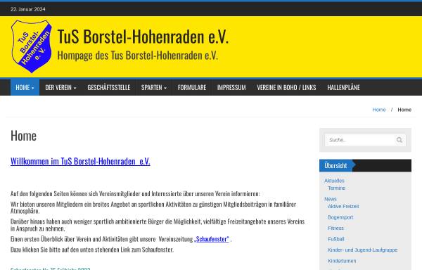 Vorschau von tus-borstel-hohenraden.de, TuS Borstel-Hohenraden e.V.