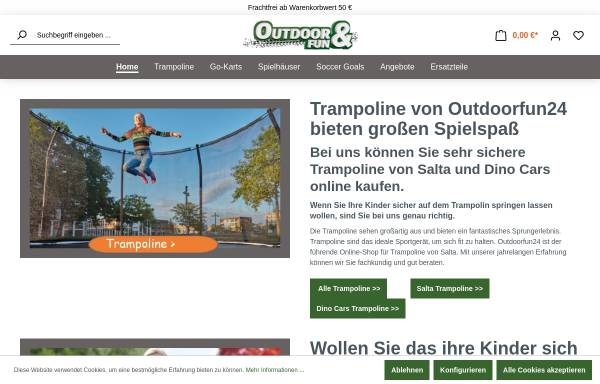 Vorschau von www.outdoorfun24.de, Outdoor & Fun, Gabriele Hensmann