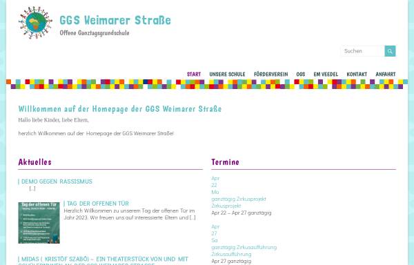 Vorschau von www.ggs-weimar-koeln.de, Gemeinschaftsgrundschule Weimarer Straße