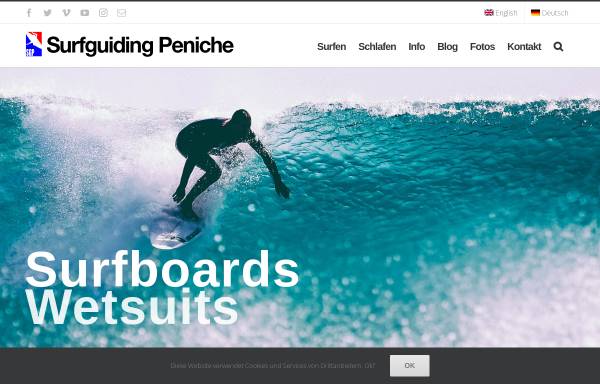 Vorschau von surfguidingpeniche.com, Surfguiding Peniche