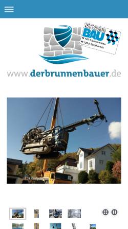 Vorschau der mobilen Webseite www.textor-brunnenbau.de, Bernd Textor GmbH