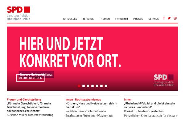 Vorschau von www.spdfraktion-rlp.de, SPD-Fraktion im Landtag Rheinland-Pfalz