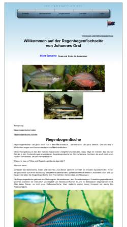 Vorschau der mobilen Webseite www.regenbogenfische.com, Johannes Graf