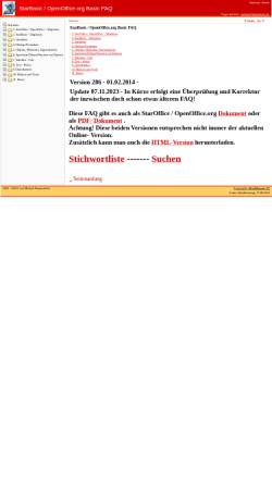 Vorschau der mobilen Webseite www.starbasicfaq.de, StarBasic-/ OpenOffice.org-Basic-FAQ