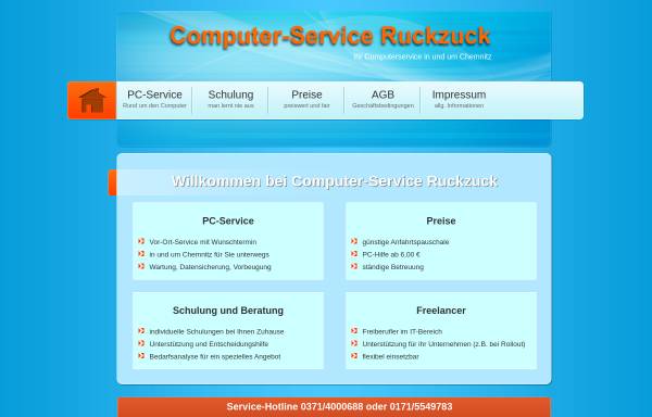 Vorschau von www.computerservice-ruckzuck.de, Computer-Service Ruckzuck