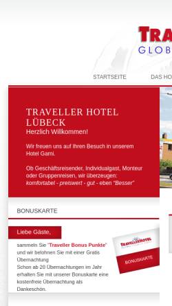Vorschau der mobilen Webseite www.traveller-hotel.de, Traveller Hotel
