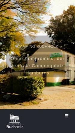 Vorschau der mobilen Webseite camping-buchholz.de, Camping-Buchholz