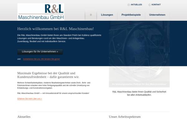 Vorschau von www.rl-maschinenbau.de, R&L Maschinenbau oHG