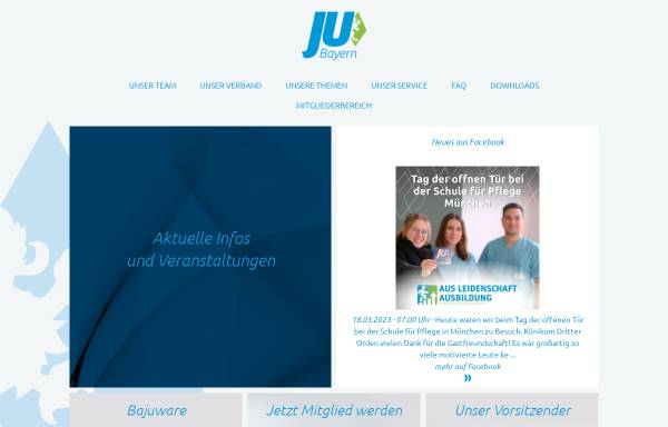 Vorschau von www.ju-bayern.de, Junge Union Bayern