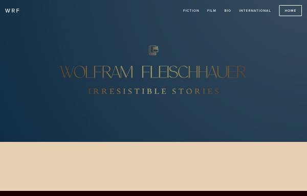 Vorschau von www.wolfram-fleischhauer.de, Wolfram Fleischhauer