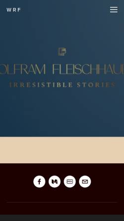Vorschau der mobilen Webseite www.wolfram-fleischhauer.de, Wolfram Fleischhauer