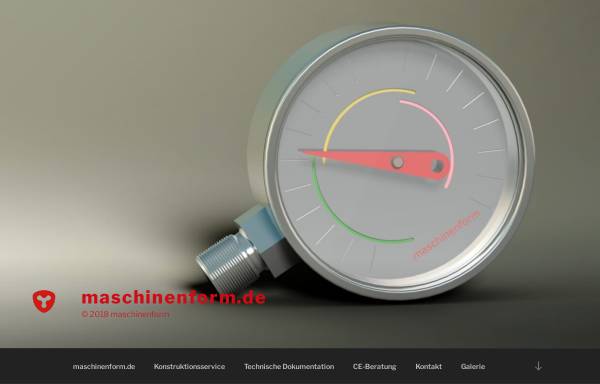 Vorschau von www.maschinenform.de, Konstruktionsbüro maschinenform, Armin Poppels