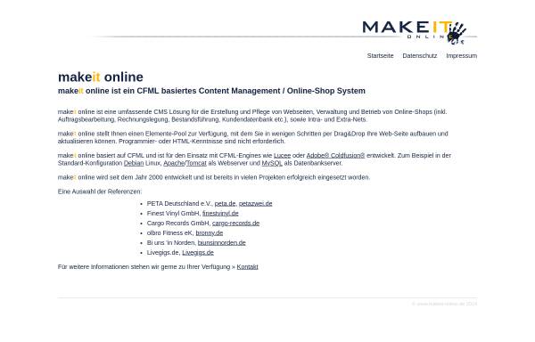 Vorschau von www.makeit-online.de, Makeit-Online - Rolf Sünnen