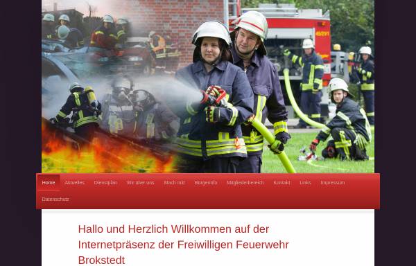 Vorschau von www.feuerwehr-brokstedt.de, Freiwillige Feuerwehr Brokstedt