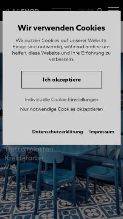 Vorschau der mobilen Webseite www.viaplatten.de, Via GmbH