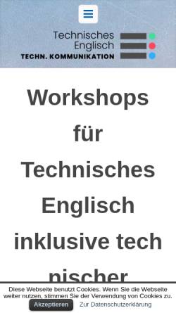 Vorschau der mobilen Webseite functional-english.de, Functional English, Inh. Hans Sperling