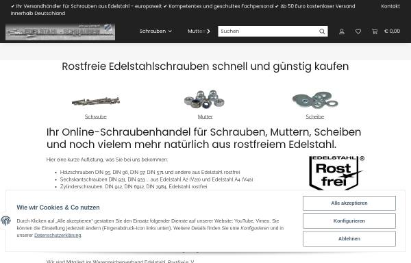 Edelstahlschrauben.com, Manfred Machholz