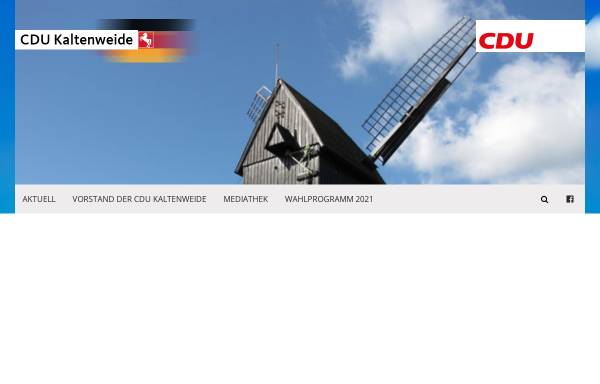 Vorschau von www.cdu-kaltenweide.de, CDU Ortsverband Kaltenweide