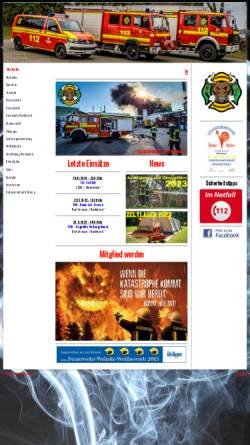 Vorschau der mobilen Webseite www.feuerwehr-buchhorst.de, Freiwillige Feuerwehr Buchhorst