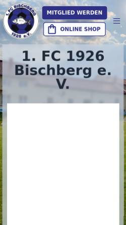 Vorschau der mobilen Webseite www.fcbischberg.de, 1. FC Bischberg