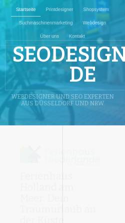 Vorschau der mobilen Webseite www.seodesigner.de, seodesigner.de - Ein Unternehmen der Seo Matrix Ltd. & Co. KG