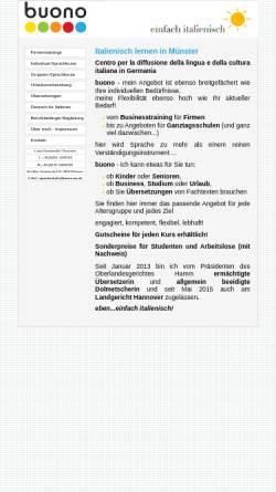 Vorschau der mobilen Webseite buono-ms.de, Buono-Ms; Inh. Luisa Scaramella