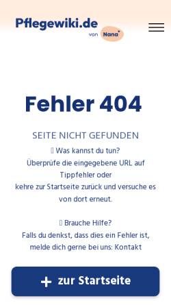 Vorschau der mobilen Webseite www.pflegewiki.de, 1.9 Entwicklungspsychologie – PflegeWiki