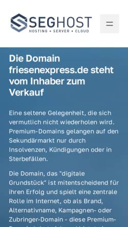 Vorschau der mobilen Webseite www.friesenexpress.de, Inselrundfahrten auf Föhr