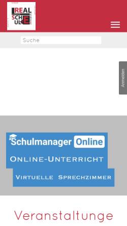 Vorschau der mobilen Webseite www.real-schesslitz.de, Staatliche Realschule Schesslitz