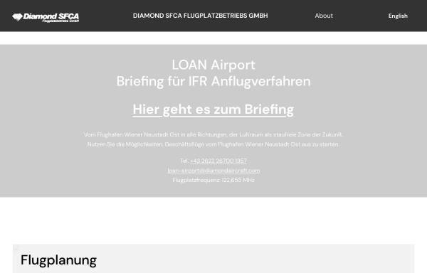 Vorschau von www.loan-airport.at, Flughafen Wiener Neustadt Ost
