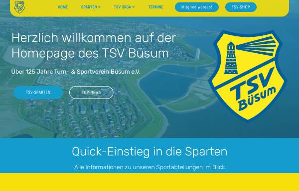 Vorschau von www.tsv-buesum.com, Turn- und Sportverein Büsum