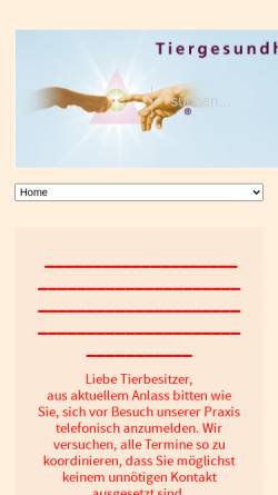 Vorschau der mobilen Webseite www.dr-schabel-tiergesundheit.de, Dr. Eugen Schabel