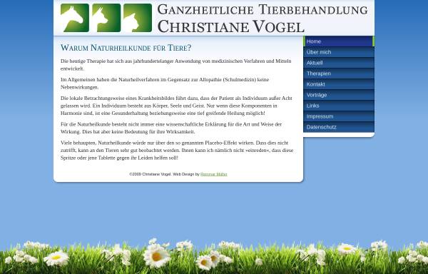 Vorschau von www.ganzheitliche-tierbehandlung.de, Ganzheitliche Tierbehandlung Christiane Bös