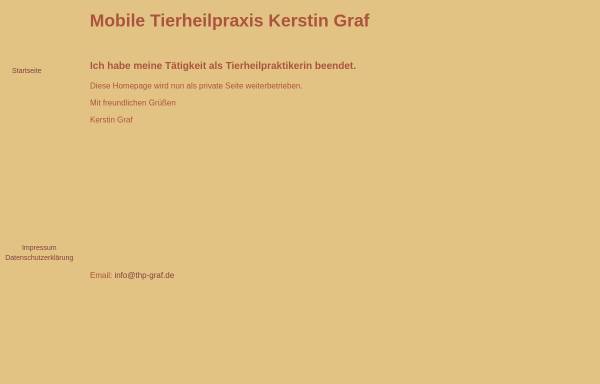 Vorschau von www.thp-graf.de, Mobile Tierheilpraxis Kerstin Graf