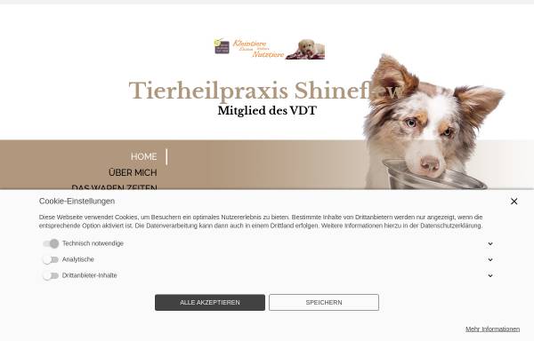 Vorschau von www.tierheilpraxis-shineflew.de, Tierheilpraxis Shineflew