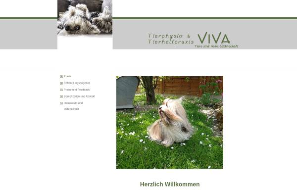 Vorschau von www.tierheilpraxis-viva.de, Tierheilpraxis-VIVA