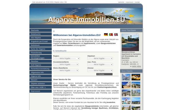 Vorschau von www.algarve-immobilien.eu, Algarve-Immobilien.eu