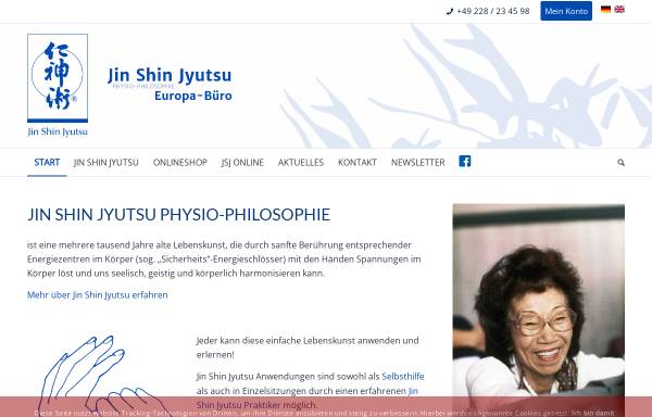 Vorschau von www.jinshinjyutsu.de, Jin Shin Jyutsu