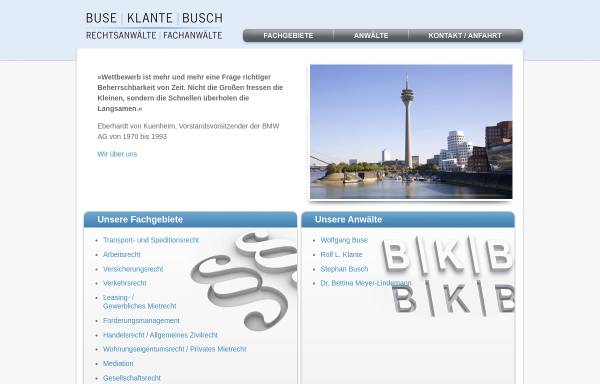 Vorschau von www.team-recht.de, Buse, Klante, Brauns