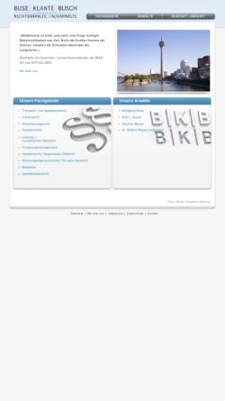 Vorschau der mobilen Webseite www.team-recht.de, Buse, Klante, Brauns