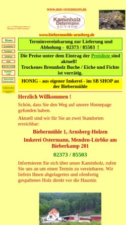 Vorschau der mobilen Webseite hof-ostermann.de, Hof Ostermann