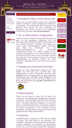 Vorschau der mobilen Webseite www.wellness-kuren-online.de, Bohemia Kur und Reisen