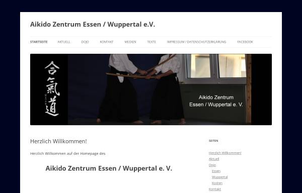 Vorschau von www.aikido-zentrum-essen.de, Aikido-Zentrum Essen/Wuppertal