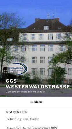 Vorschau der mobilen Webseite ggswesterwaldstr-koeln.de, Gemeinschaftsgrundschule Westerwaldstraße