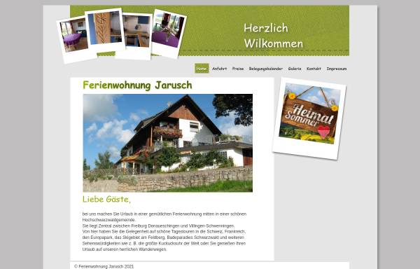 Vorschau von www.ferienwohnung-eisenbach.de, Ferienwohnung Jarusch