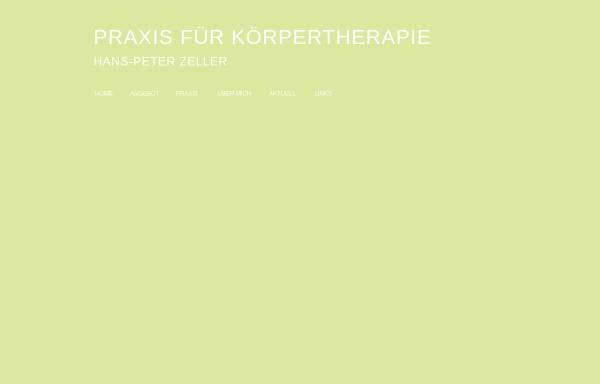 Vorschau von www.zeller-therapie.ch, Zeller, Hans-Peter